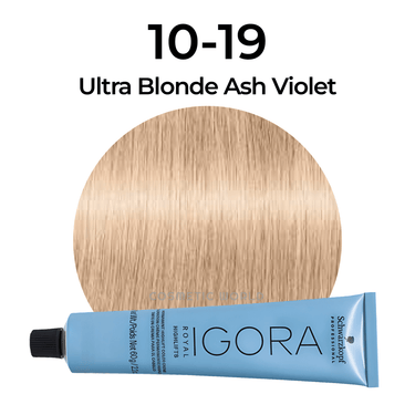 SCHWARZKOPF - IGORA ROYAL_Igora Royal Highlifts 10 - 19 Ultra Blonde Cendre Violet_Cosmetic World